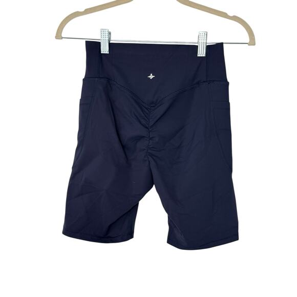 Halara UltraSculpt Cinched Tummy Control Shaping Biker Shorts 7'' Blue S - Picture 3 of 9